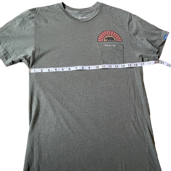 Vintage Y2K Vans Green Short-Sleeved Graphic T-Shirt Size Small - Picture 7 of 7